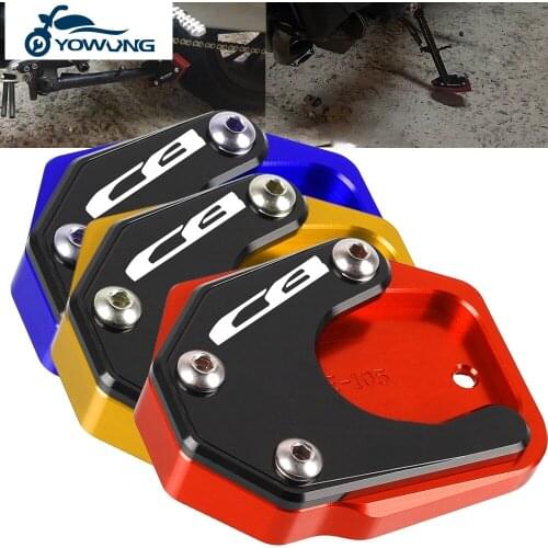 For Honda CB500X CB500F CB150R CB300R CB300F CB400 CB600F CB900F HORNET CB300F CNC Side Stand Foot Extension Enlarger Plate Pad