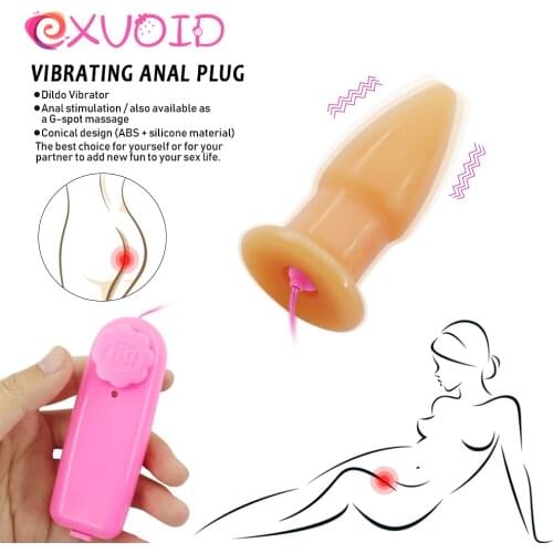 EXVOID Remote Control Anal Beads Vibrator Sex Toys for Women Anal Vibrator Dildo Prostate Massage Silicone Butt Plug