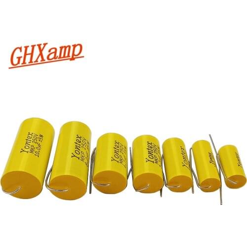GHXAMP MKP Speaker Crossover Capacitance Capacitor 1.0uF-10uF/250V MKP Metal Film Threading For HIFI Audio Accessories 1pc