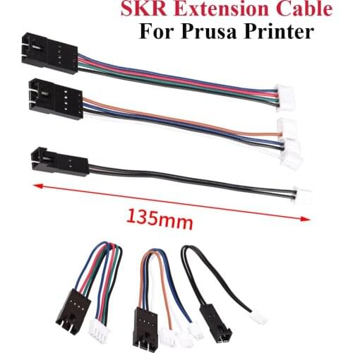 Prusa Printer Adapter Cable SKR Board Extension Cable Kits SKR V1.3/V1.4 Turbo Wiring Wires For Prusa I3 MK3S 3D Printer Parts