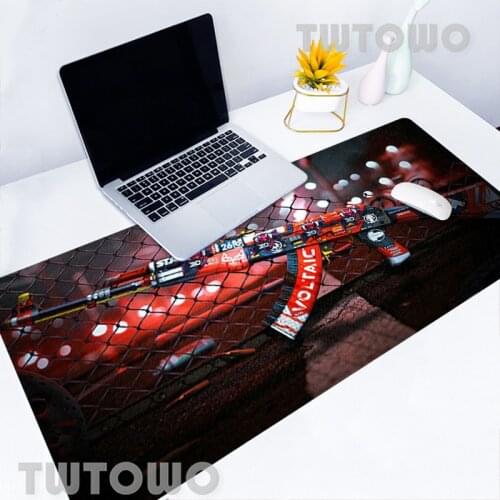 Csgo Counter Strike Gun Mousepad Gaming Mouse Mat Desk Mat MousePad Keyboard Pad Laptop Non-slip Computer Custom Home Carpet