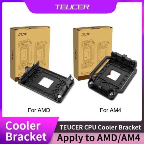 CPU Cooler Bracket For AMD AM4 AM3 AM2 Heatsink Holder Base CPU Fan Intall Fastening Plastic Motherboard Back Plate For AMD