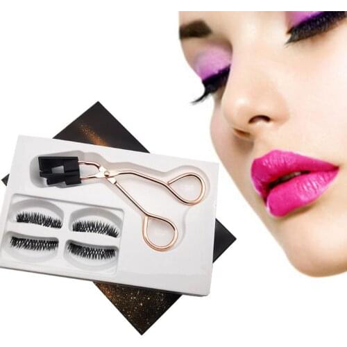 Quantum Magnetic Lashes Applicator Curler with No Glue Reusable False Eyelashes