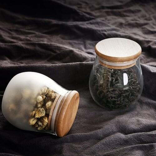 Small Glass Bottles with Lid Transparent Mini Glass Container Beans Cork Tea Candy Food Storage Containers Glass Jar with Lid