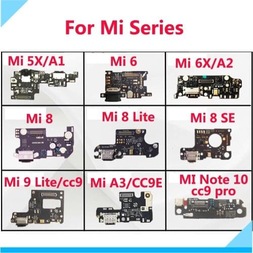Micro Dock Charger Connector Plug Board For Xiaomi Mi A1 A2 5X 6X 6 Mi 8 Lite SE 9 Lite A3 Note 10 CC9 Pro USB Charging Flex