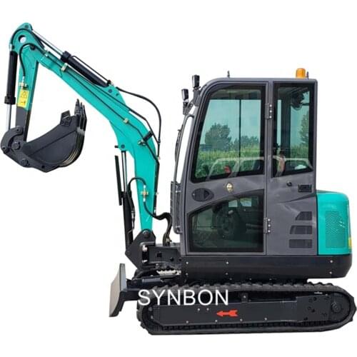 SYNBON New Mini Crawler Hydraulic Excavator Small Digger 3Ton For Agricultural SY603 With Desiel
