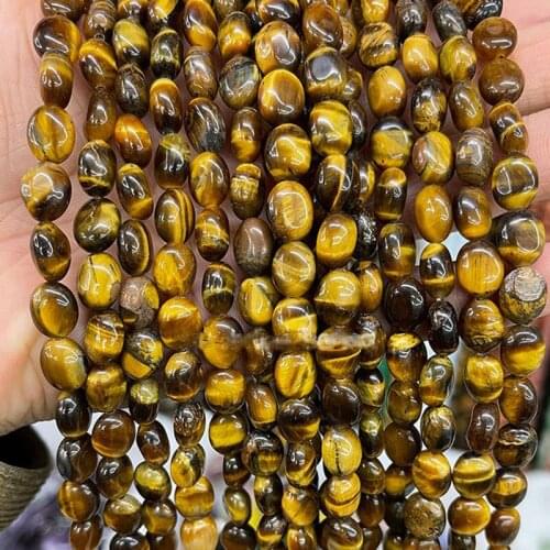 Natural Stone 8x10mm Oval Loose Spacer Beads For Jewelry Making 40 Pcs DIY Accessorries Jewelry Bead For Bracelet