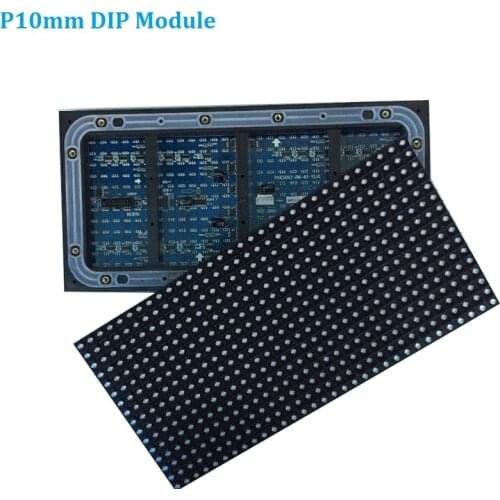 P10 module hd full color DIP 32*16dots outdoor commercial video wall big tv led billboard advertising display screen panel