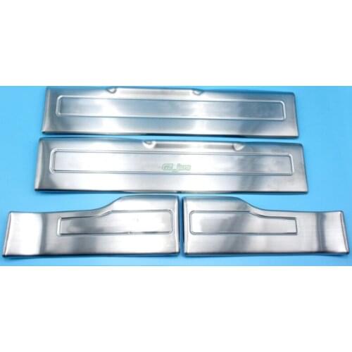 High quality Stainless Steel Door Sill Scuff Plate Pad Threshold For Range Rover Evoque 2009 -2015 Car Accessories with logo