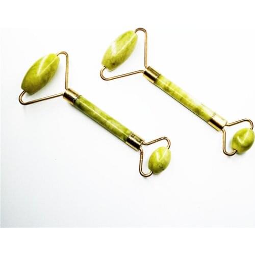 1 pcs Double Head Facial Slimming Tool Jade Stone Roller Massager Thin Face Body Skin Relaxation Slimming Health Care Tools