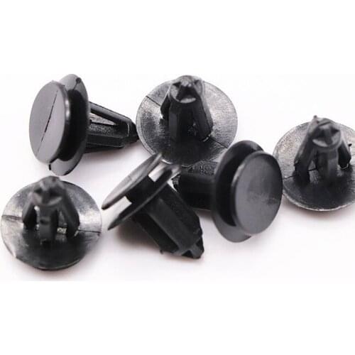 20Pcs Auto Door Panel Clips Fixing Fastener 9mm Hole Car Interior Door Trim Panel Card Clip Rivet Universal For VW Jetta Golf