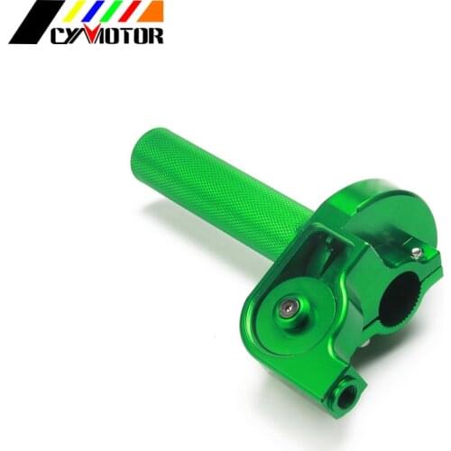 22MM 7/8'' CNC Aluminum Throttle Tube Clamp Twist For YZ YZF CR CRF KX KXF KLX RM RMZ 125 150 200 250 300 350 400 450 Dirt Bike