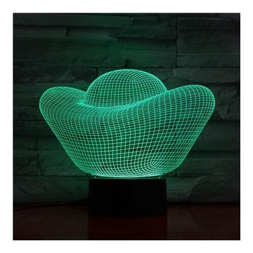 Gold Ingot Money 3D Lamp 7 Color Led Night Lights Touch Usb Table Lampara Lampe Nightlight for Friends Kids Birthday Gift 1456