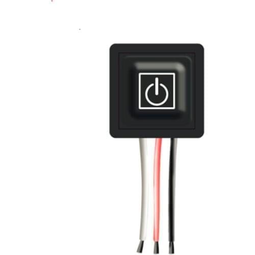 5pcs Electric heating clothes three-step temperature control switch waterproof switch silicone temperature control button