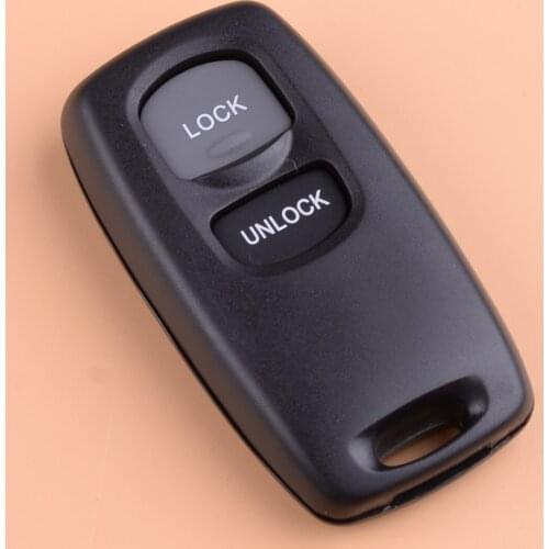 Beler New 2 Buttons plastic Remote Key Case Shell Keyless Fob Replacement Fit for Mazda 3 6 Series 2004-2007 2008 2009 2010