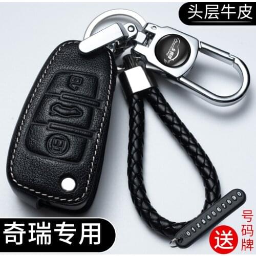 Car Key Cover For Tiggo 8 Arrizo 5 pro gx 5x eQ7 Chery Tiggo7Pro 2019 2020 Smart Keyless Remote Fob Protect Case Keychain Holder