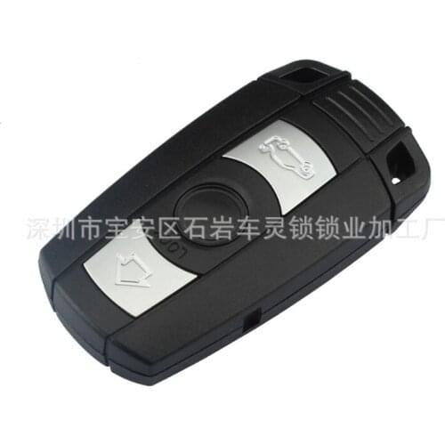 100pcs Remote 3 Buttons Car Key Case Cover For BMW 1 3 5 6 Series E90 E91 E92 E60 Remote Key Shell Case Smart Key