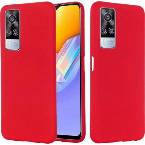 Capa for Vivo Y51 2020 Case for Vivo Y51A Y51S Y31 2021 Soft Liquid Silicone Full Protective Phone Case Cover