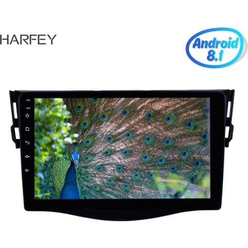 Harfey for 2007-2013 Toyota RAV4 Android 8.1 Radio 9" HD Touchscreen GPS Navigation Steering Wheel Control support DVR TPMS AUX