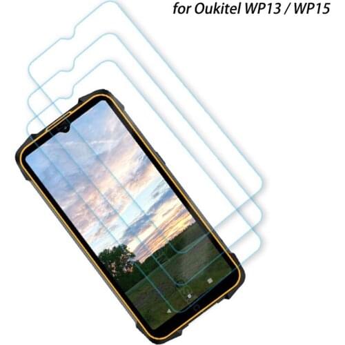 HD Tempered Glass For Oukitel WP13 WP15 Screen Protector for Oukitel WP 13 15 Clear 9H UltraThin Scratch Proof Protective Film