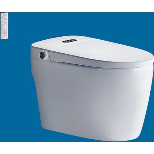 Bathroom ceramic concealed tank electric automatic intelligent toilet with remote control smart toilet -- DV936
