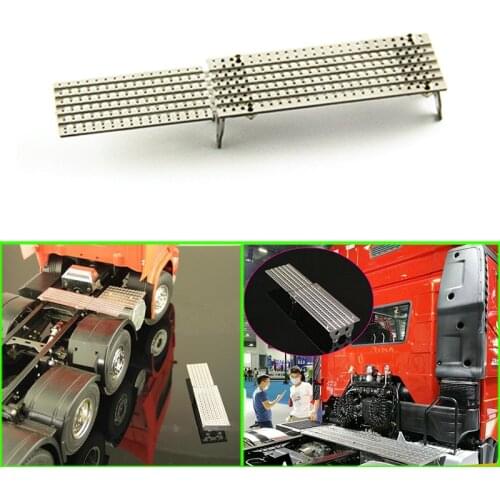 Metal Pedals Anti-slip Board for 1/14 Tamiya RC Truck Car SCANIA R730 R470 R620 VOLVO FH12 ACTROS 3363 1851 AROCS MAN TGX Diy
