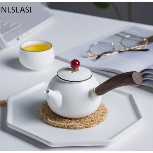 New style Ceramic teapot Dahongpao Tea set tea set teapot Travel convenient tea set Household drinking utensils WSHYUFEI