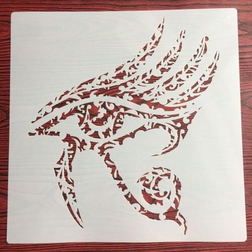 30 * 30cm size diy craft Eye of Horusmold for painting stencils stamped photo album embossed paper card on wood,fabric wall