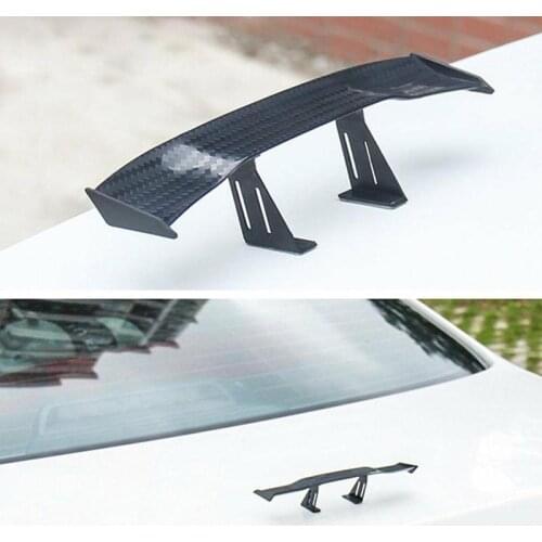 6.7inch Universal Mini Car Tail Wing Carbon Cheap Spoiler Auto Fiber Decoration Car-styling Auto Fiber Auto Styling Accessories