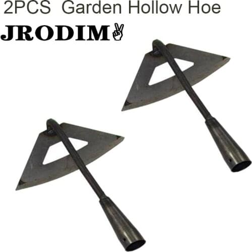 2PCS Handheld Hollow Hoe Garden Tool Parts for Weeding Rake Planting Vegetable Farm Agriculture Tools Weeding Accessories