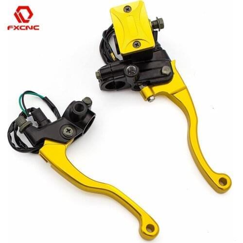 7/8" Motorcycle Master Cylinder Hydraulic Brake Clutch Lever For Honda CR 80R 85R 125R 250R CRF 250 150F 230F XR230