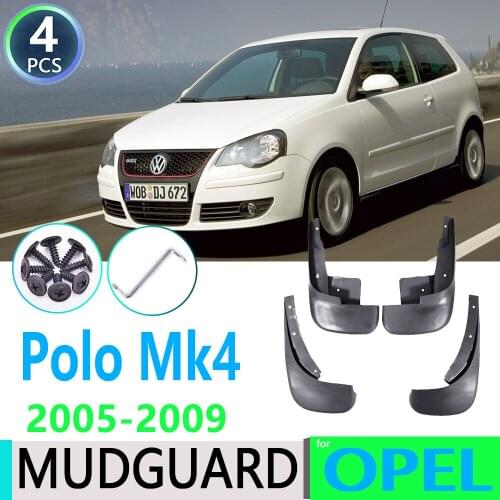 For Volkswagen VW Polo Mk4 9N3 2005~2009 2006 2007 2008 Car Fender Mudguard Mud Flaps Guard Splash Flap Car Accessories