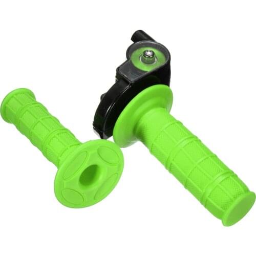 Quick Action Throttle Grip Twist Cable Fit 90 110 125cc ATV Pit Dirt Bike Beach Moto Motorcycle Green Motorcycle Accessories