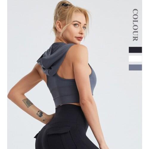 Bra Without Frame Women Seamless Hollow Simplicity Back Fitness Tank Tops Workout Yoga Clothes Have Hats Bra