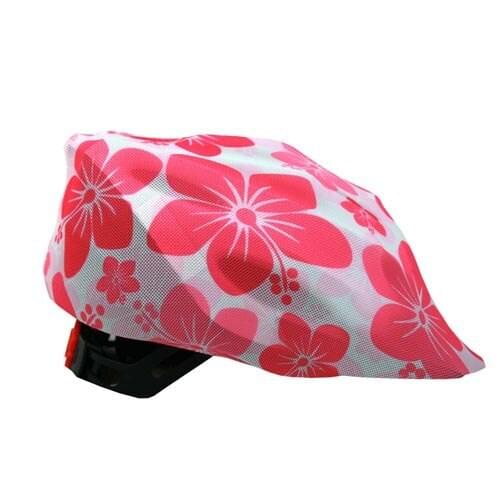 Hawaii bike helmet cover Pink