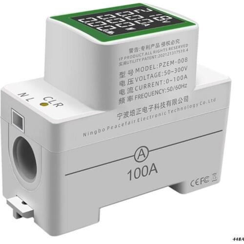 Digital Energy Meter Tester Electricity Usage Monitor Power Voltmeter Ammeter Voltage Amps Watt Kwh Power Factor Meter