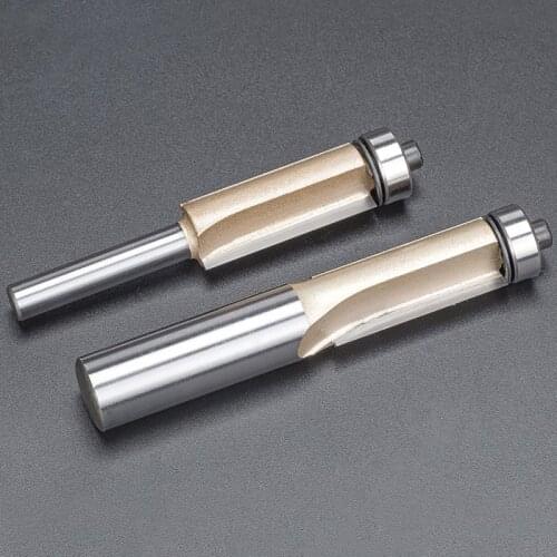 Industrial Grade Woodworking Tool Router Bits For Wood Flat End Mills With Bearings Milling Cutter fresas para router madera