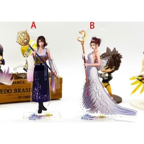 F Fantasy FF10 X 10 Yuna wedding dress HM acrylic stand figure model plate holder cake topper anime Japanese