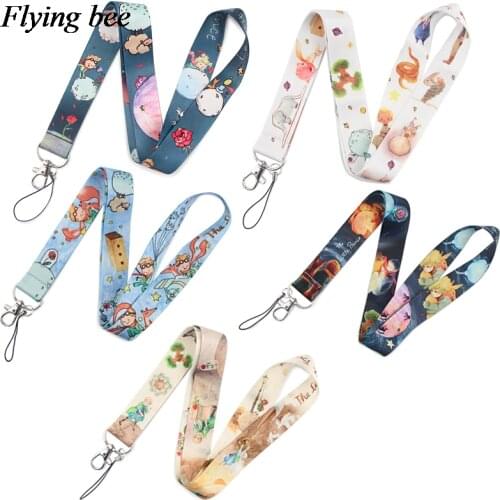 Flyingbee Funny cactus Keychain Cartoon Cute Phone Lanyard Women Fashion Strap Neck Lanyards for ID Card Phone Keys X0847