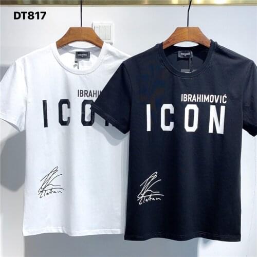 Dsquared2 T-Shirt D2 Men Women Print Tees Dsq2 Short Sleeve DT817