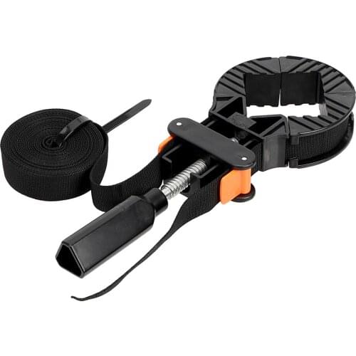 DIYWORK 90 Degrees Right Angle Polygonal Clip Woodworking Tools Multifunction Blet Clamp Quick Adjustable Band Clamp Frame Clips
