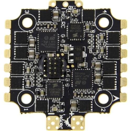 Original HGLRC BLheli_32 40A 3-5S 20x20mm 4 In 1 Brushless ESC DShot1200 for RC Drone FPV Racing Flytower Flight Control parts
