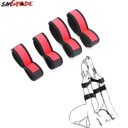 Smspade Sex Toys for Woman Chastity Cage Adult BDSM Bondage cinsellik Sex Gloves Slave Fetish Collaring Handcuffs Sleeve Condom