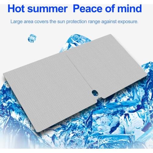 Foldable Portable Bubble Folding Sun Block Aluminum Foil DIY Summer Car Sunshade UV Ray Visor Protector Resist UV