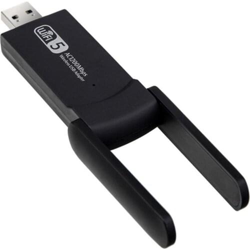 USB WiFi Adapter 1200Mbps Dual Band USB 3.0 WiFi Dongle 3dBi High Gain Antenna for PC