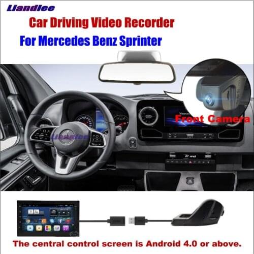 Liandlee Car DVR Front Camera Driving Video Recorder USB Plug For Mercedes Benz Sprinter Android Screen AUTO Dashcam