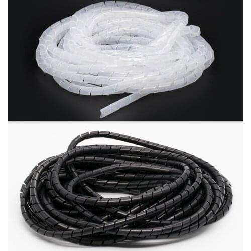 4mm-18mm Wire protecti Sleeving Band Tube Cable Protector Line Wire Management Wrap for PC Computer Home Hide Cable Winding tube