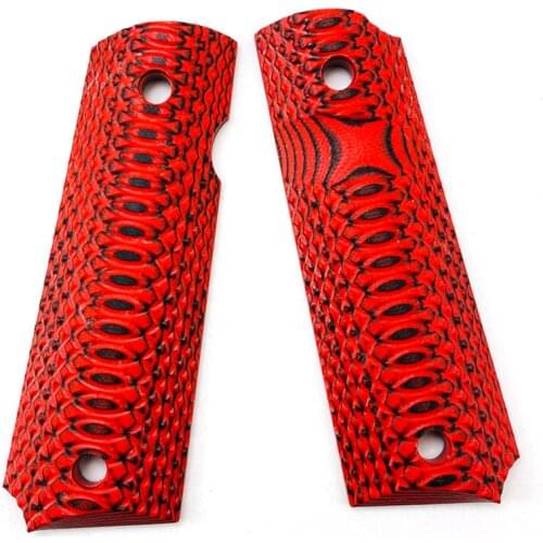 1 Pair Hand Grips Anti-slip G10 Patch DIY Material Handles Scales Slabs Blanks For 1911 Grips Model