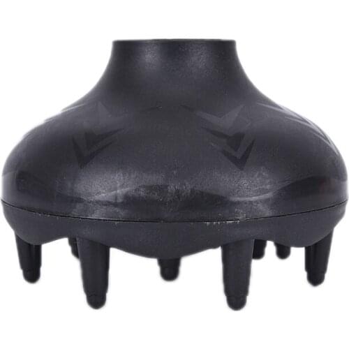 1pcs Professional Hair Styling Curl Dryer Diffuser Gale Wind Mouth Cover New Fashion Design Styling Accessory Black
