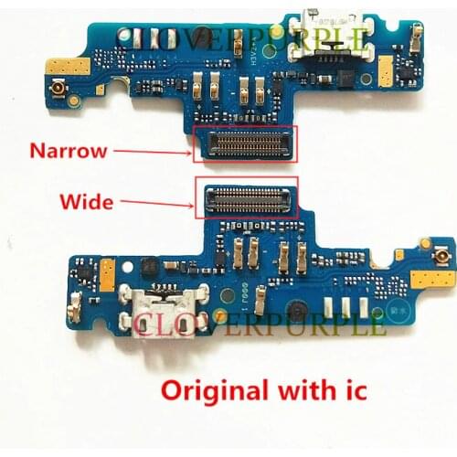 1X Original USB Dock Connector Charging Port Flex Cable Charger Plug Mic Microphone Board for Xiaomi Redmi Note 4X